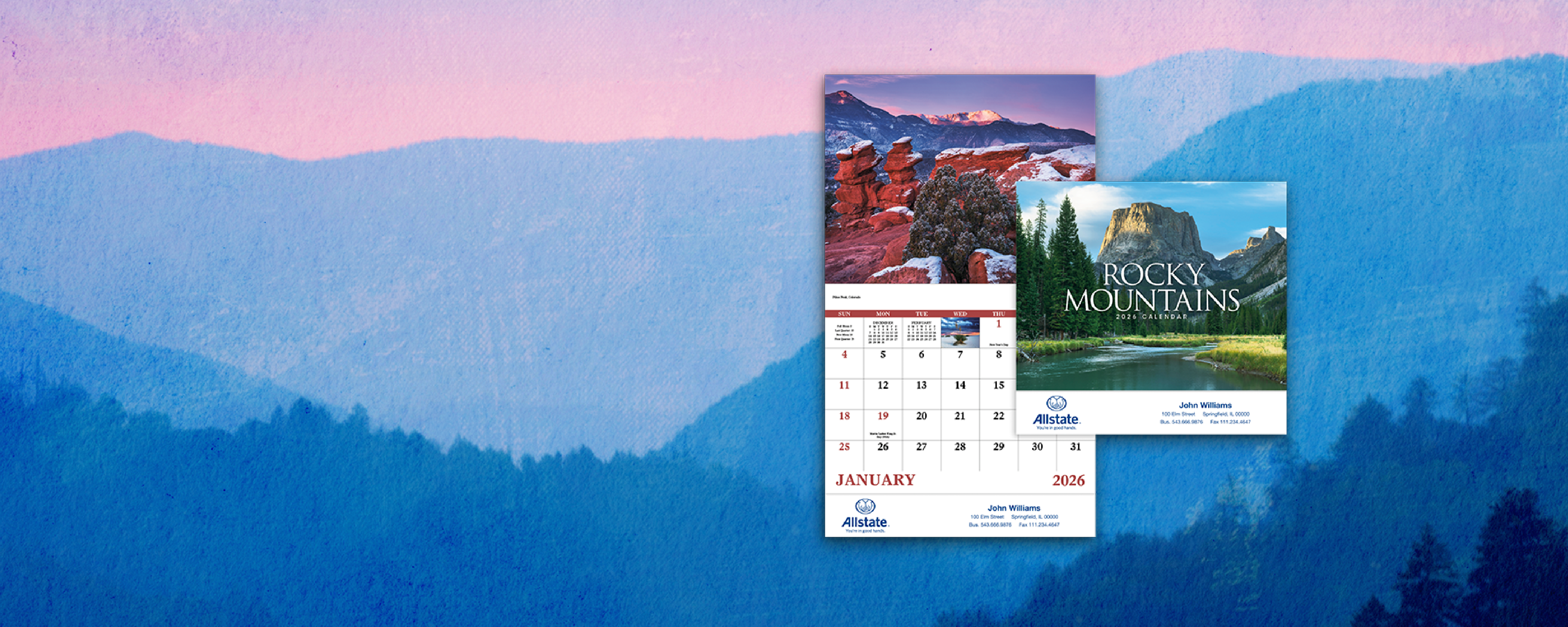 Banner image - shop calendars