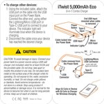 Twist 5,000mAh 8-in-1 Combo Charger