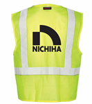 Single Pocket Zipper Mesh Safety Vest