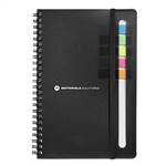 Spiral Notebook with Sticky Flags - 8.5