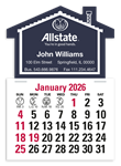 House or Rectangle Stick Up - English Calendar