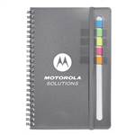 Spiral Notebook with Sticky Flags - 8.5