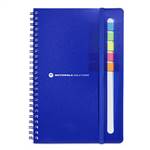 Spiral Notebook with Sticky Flags - 8.5