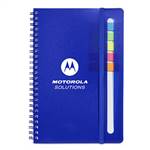 Spiral Notebook with Sticky Flags - 8.5
