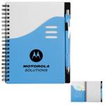 Color Wave Notebook with Pen