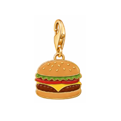 Image of Hamburger Charm With Lobster Claw