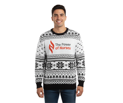 Image of The Power of Nurses™ Holiday Sweater - Black