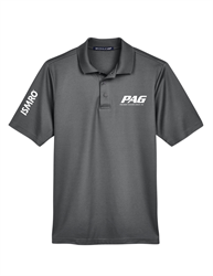 Image of Graphite Performance Plaited Polo