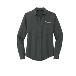 Image of M+M long sleeve camp shirt - women's