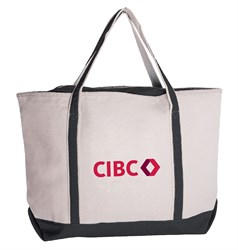 Image of Large Sailing Boat Bag with Zippered Top