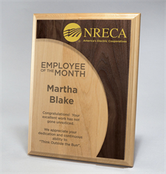 Image of Two Tone Wood Plaque