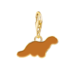 Image of Brachiosaurus Charm With Lobster Claw