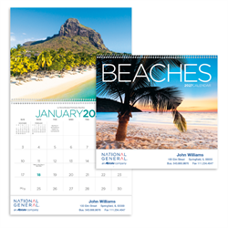 Image of 2027 Beaches Wall Calendar