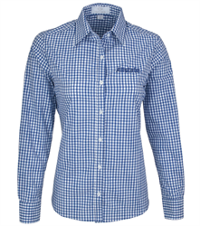 Image of Easy-Care Gingham Check Shirt- Women's