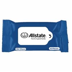 Image of Wet Wipe Packet - Logo Only