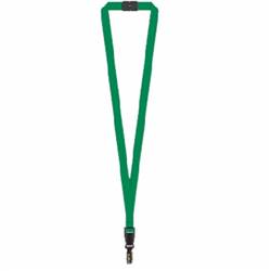 Image of Green Lanyard with Bulldog Clip