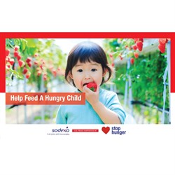 Image of Help Feed a Hungry Child Banner