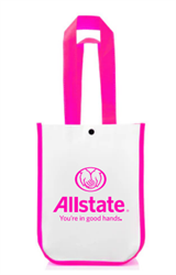 Image of Designer Tote Bag with Curved Corners - Logo only
