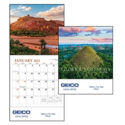 Image of Glorious Getaways Mini Wall Calendar