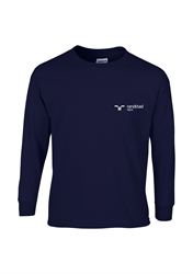 Image of Long sleeve T-shirt, Navy, Digital