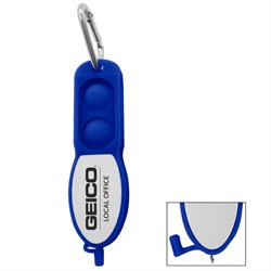 Image of Push Pop Pen With Carabiner