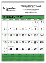 Image of Contractors Calendar (Black & Green)