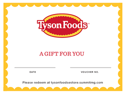 Image of Tyson Gift Certificate