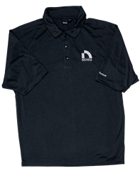 Image of Men's Black Reebok Polo
