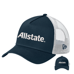 Image of New Era Snapback Trucker Cap- Navy
