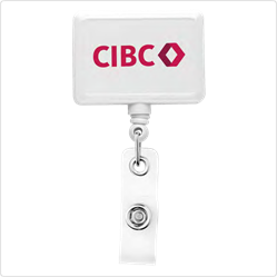 Image of Jumbo Rectangular Badge Holder with Belt Clip