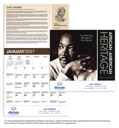 Image of African-American Heritage - MLK Calendar