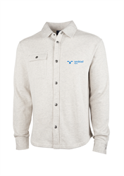 Image of Unisex Digital Hyannis Shacket, Oatmeal Grey