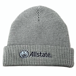 Image of Waffle Knit Cap with Cuff