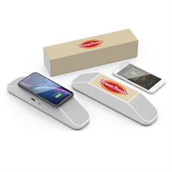 Image of Speaker and Wireless Charger