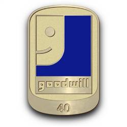 Image of Goodwill 40-Year Service Pin