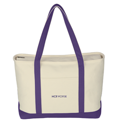 Large Cotton Canvas Tote Bag