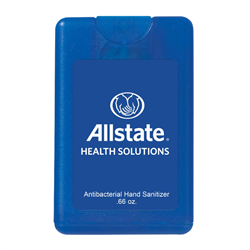 Image of Card Shape Hand Sanitizer .66 oz