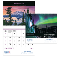 Image of 2027 Motivations Spiral Wall Calendar