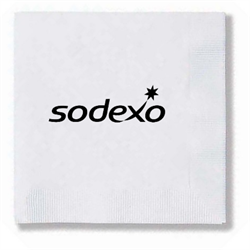 Image of 3 Ply White Beverage Napkins