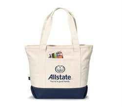 Image of Newport Cotton Zippered Tote