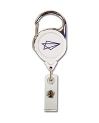 Image of Carabiner badge holder