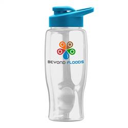 Image of 27 oz. Bottle - Drink-Thru Lid