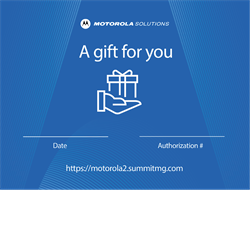 Image of Motorola Solutions Gift Certificate
