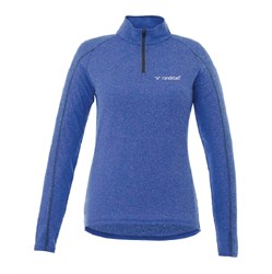 Image of Women's TAZA Performance Knit Quarter Zip with Thumb Holes