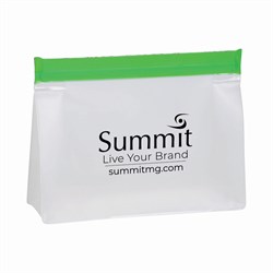 Image of EVA Reusable Zip Lock Storage Bag With Gusset