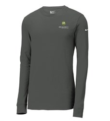 Image of Nike Dri-FIT Cotton/Poly Long Sleeve Tee