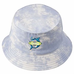Image of Tye-Dye Bucket Hat - Blue/White