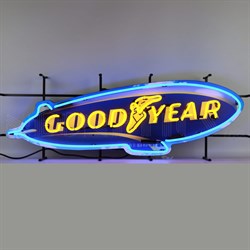 Image of Goodyear Blimp Neon Sign