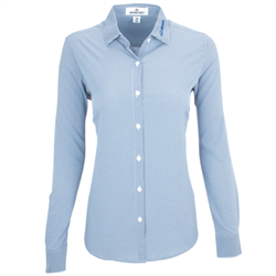 Image of Vansport Pinstripe Sandhill Dress Shirt- Women's