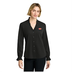 Image of Brooks Brothers Ladies Ruffle Blouse